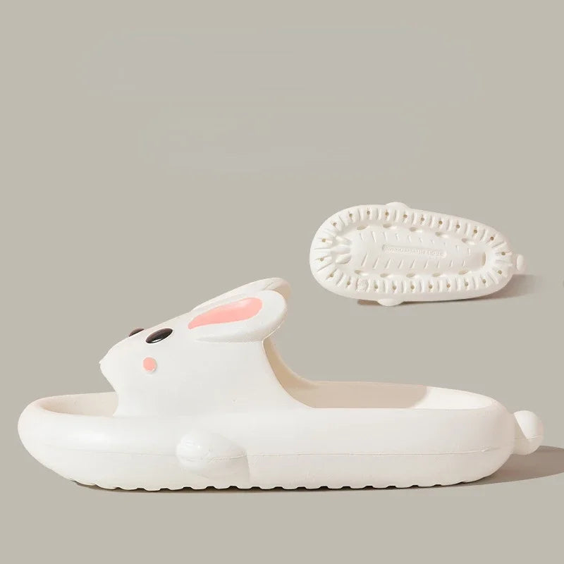 Woman Slipper Rabbit Children Cartoon Cute Kawaii Summer Beach Outdoor Platform Flip Flop Sandals Girl EVA Funny Soft Home House