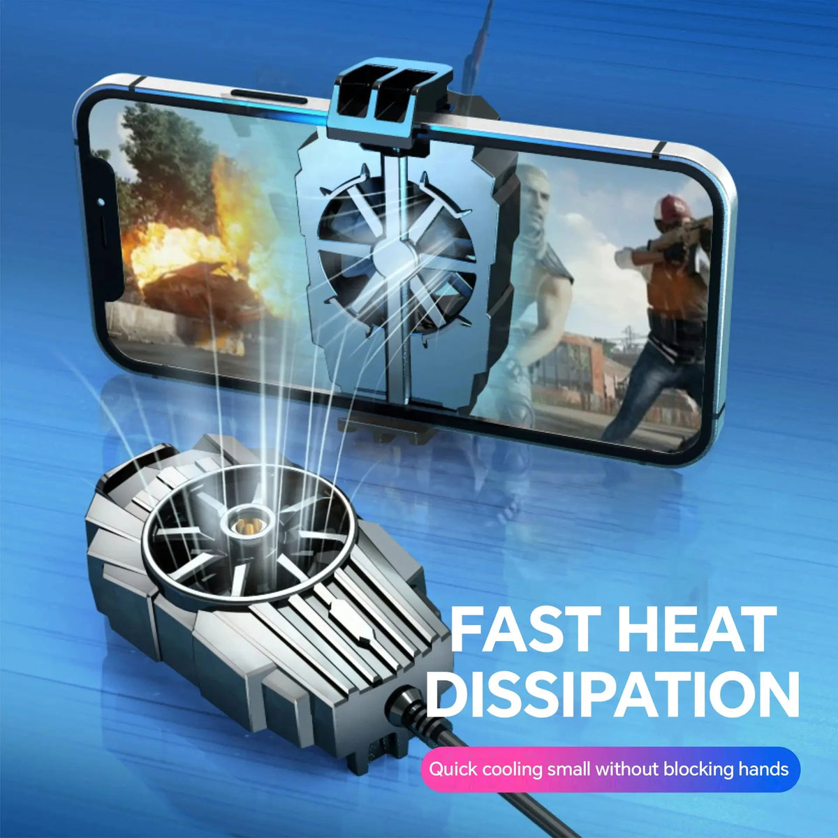 Live Mobile Radiator Portable Peripheral Air Cooling Game Mini Fan Esports