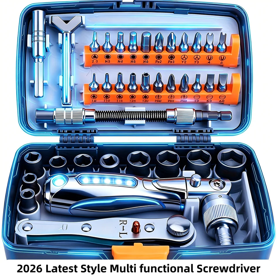 2026 7-in-1 Precision Premium Screwdriver Set – Durable Tools for Repair,