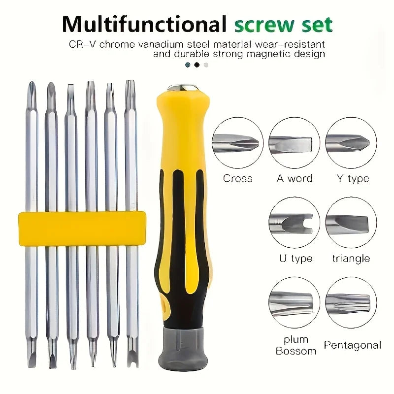 2026 7-in-1 Precision Premium Screwdriver Set – Durable Tools for Repair,